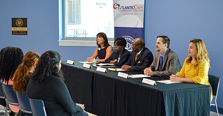 Atlantic Cape Community College signed an agreement with Pleasantville School District