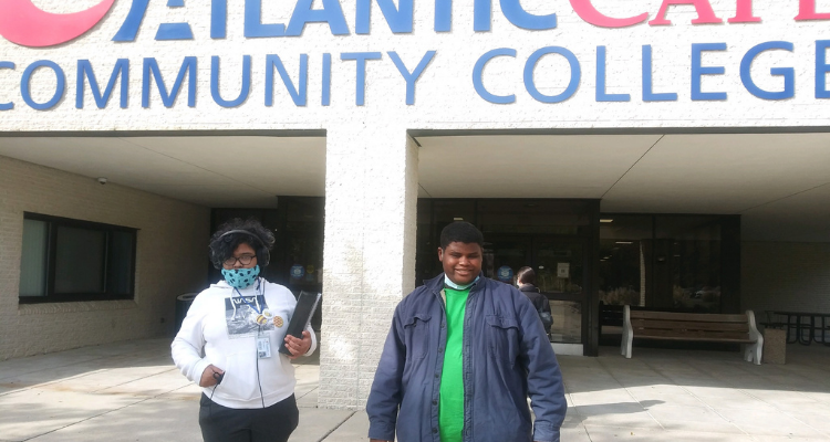 Students from the Y.A.L.E. School attend Atlantic Cape's Mays Landing campus.