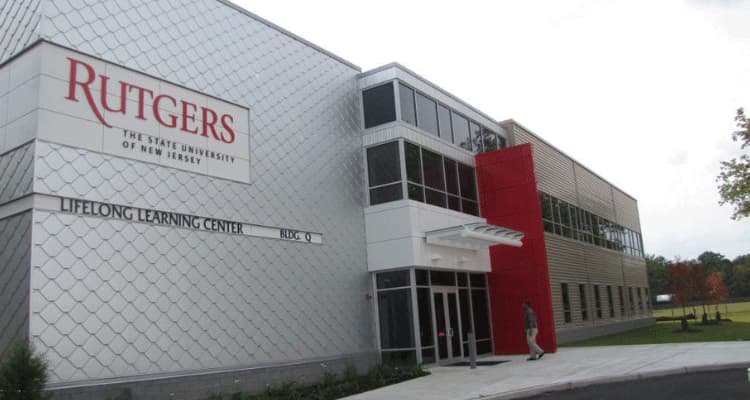 exterior photo of rutgers building in Mays Landing