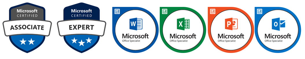 Microsoft Certification Badges