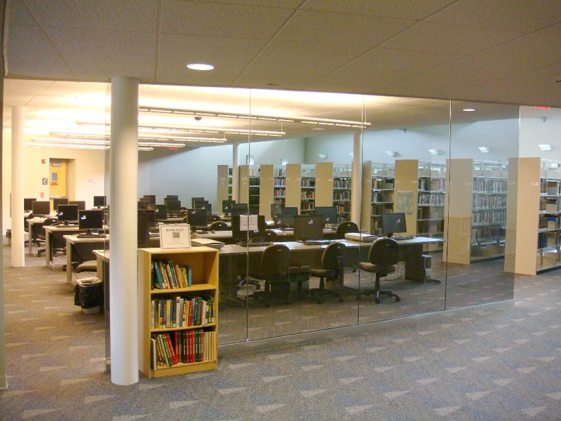 Library Computer Lab at a distance