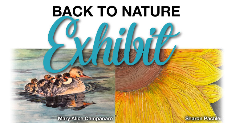 Flyer for Back to Nature exhibit