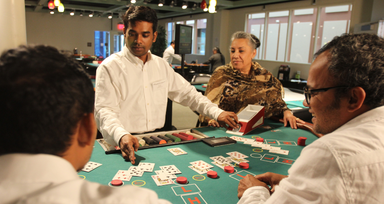 CCI students learn table games