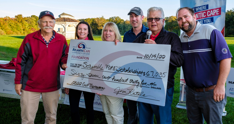 Another record amount raised for student scholarships at this year's Atlantic Cape Foundation Golf Tournament